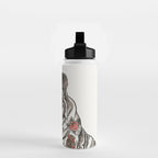 Chubbs the Bulldog Water Bottle Gallery Image 2