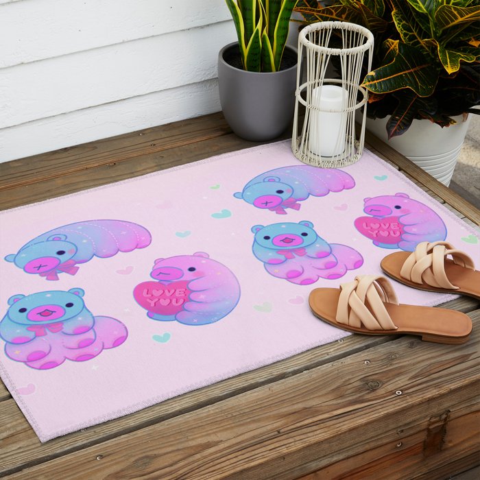 Tardi bear Outdoor Rug Gallery Image 2