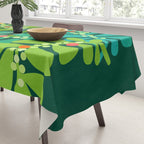 Mistletoe Greenery Illustration Tablecloth Gallery Image 3