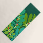 Mistletoe Greenery Illustration Yoga Mat Gallery Image 1