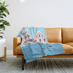 Cape May Summer Throw Blanket Gallery Image 1