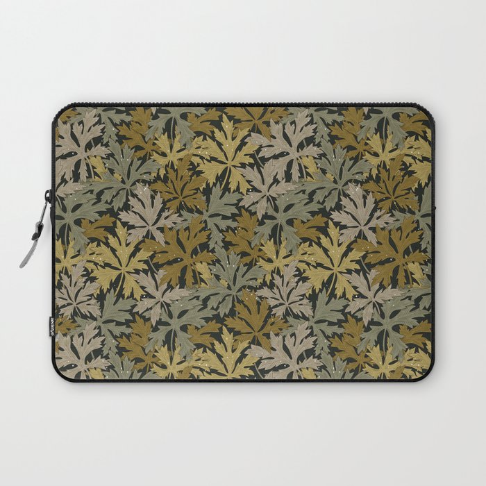 Floral Meadow In Spring Green II Laptop Sleeve Gallery Image 1