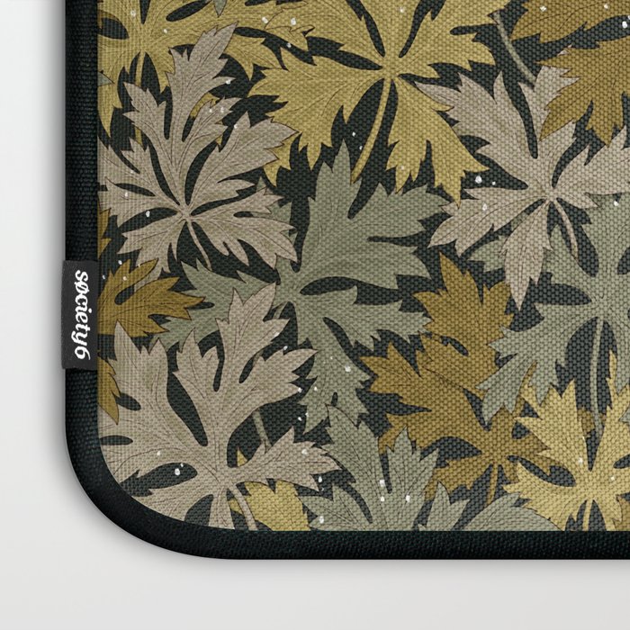 Floral Meadow In Spring Green II Laptop Sleeve Gallery Image 3
