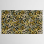 Floral Meadow In Spring Green II Tablecloth Gallery Image 2