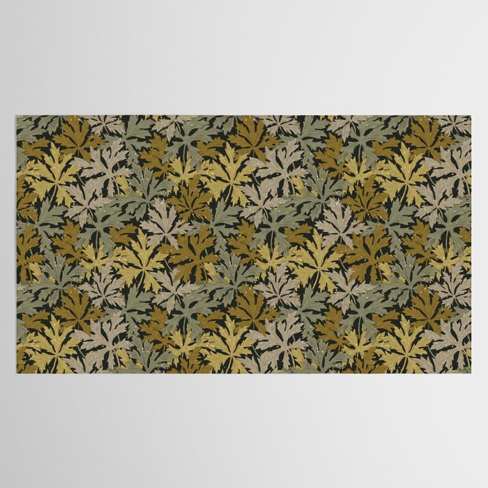 Floral Meadow In Spring Green II Tablecloth Gallery Image 2