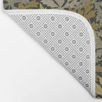 Floral Meadow In Spring Green II Bath Mat Gallery Image 2