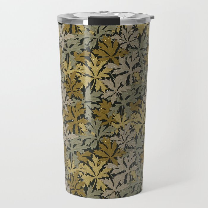Floral Meadow In Spring Green II Travel Mug Gallery Image 1