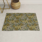 Floral Meadow In Spring Green II Rug Gallery Image 1