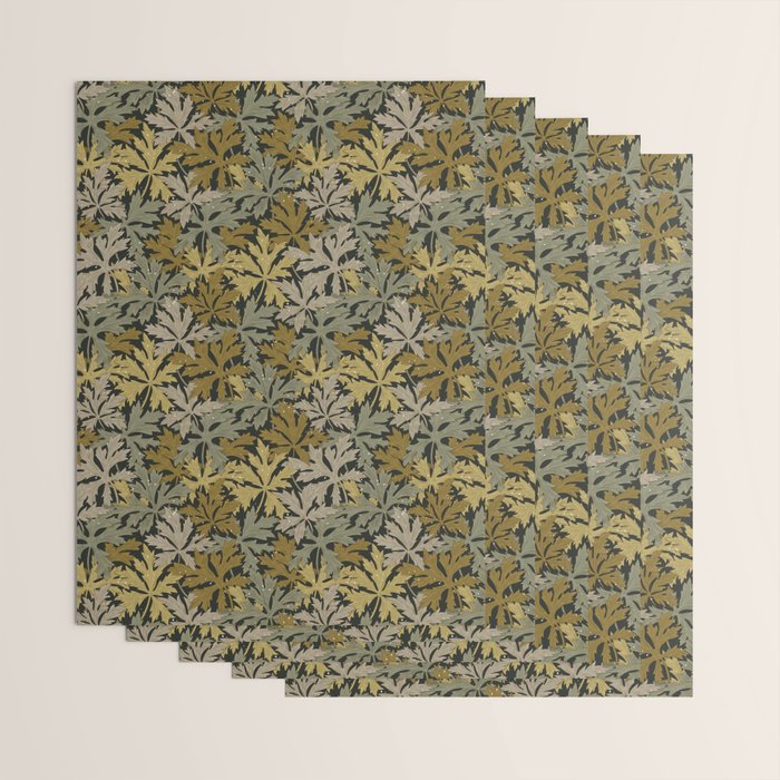 Floral Meadow In Spring Green II Wrapping Paper Gallery Image 3