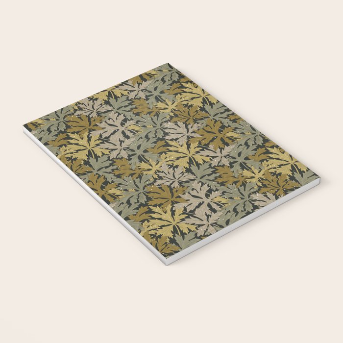 Floral Meadow In Spring Green II Notebook Gallery Image 3