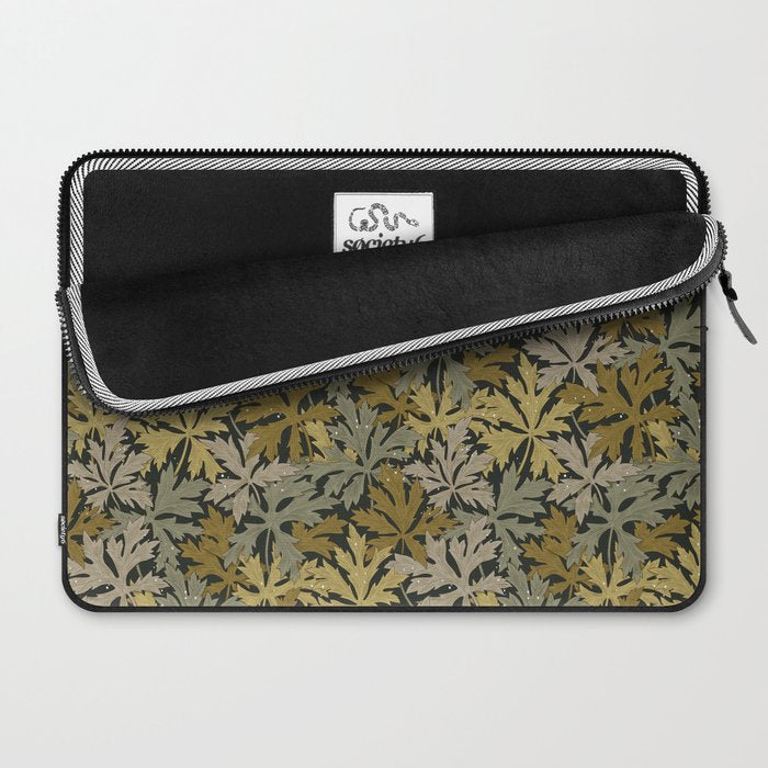 Floral Meadow In Spring Green II Laptop Sleeve Gallery Image 2