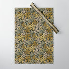 Floral Meadow In Spring Green II Wrapping Paper Gallery Image 1