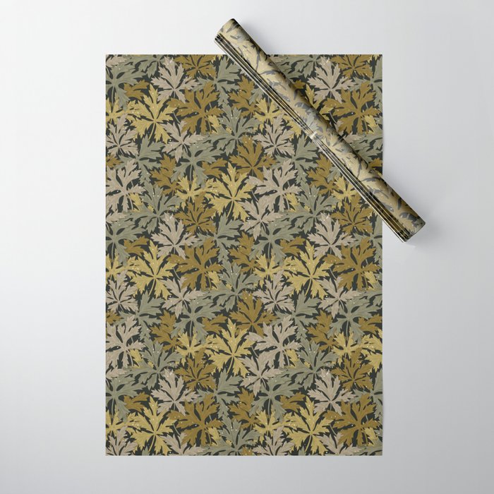 Floral Meadow In Spring Green II Wrapping Paper Gallery Image 1