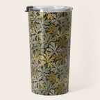 Floral Meadow In Spring Green II Travel Mug Gallery Image 3