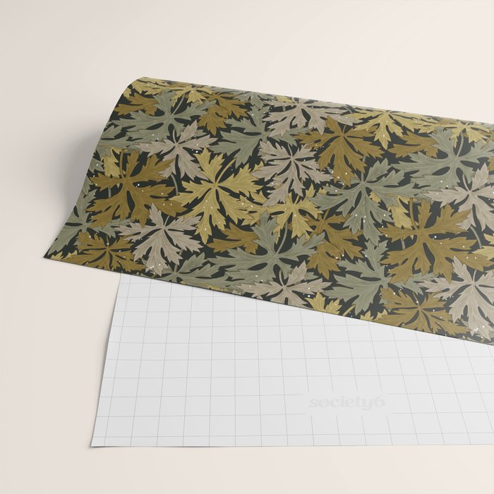 Floral Meadow In Spring Green II Wrapping Paper Gallery Image 2