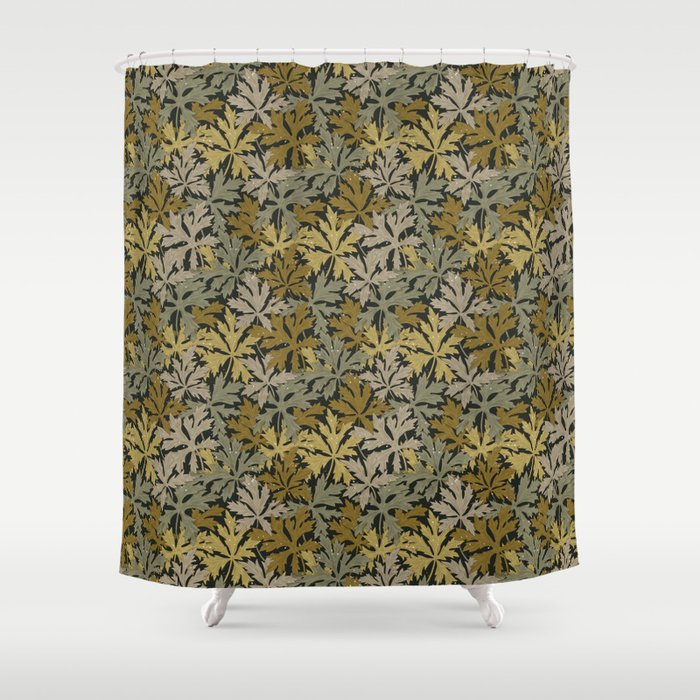 Floral Meadow In Spring Green II Shower Curtain Gallery Image 1