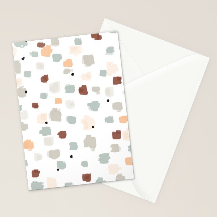 Bloom Field - Peach Stationery Card Gallery Image 2