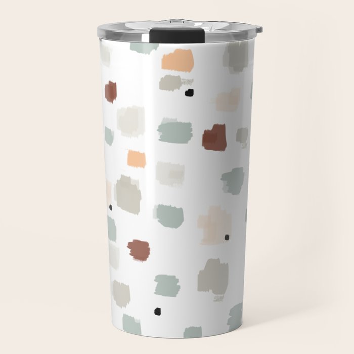 Bloom Field - Peach Travel Mug Gallery Image 1