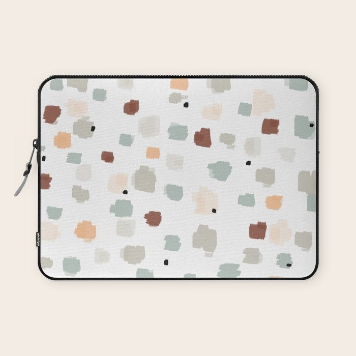 Bloom Field - Peach Laptop Sleeve Gallery Image 1