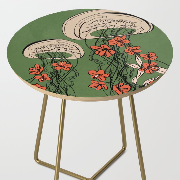 Floral Jellyfishes 2 Side Table Gallery Image 2