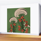Floral Jellyfishes 2 Wall Mural Gallery Image 2