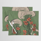 Floral Jellyfishes 2 Placemat Gallery Image 1