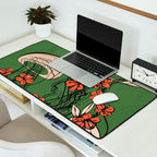 Floral Jellyfishes 2 Desk Mat Gallery Image 2