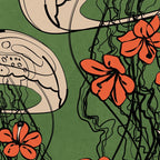 Floral Jellyfishes 2 Coffee Mug Gallery Image 2