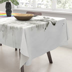 Wolf Howling Rainbow Watercolor Tablecloth Gallery Image 3