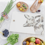 Minimalist Line Art Cat Cutting Board Gallery Image 2