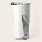 Minimalist Line Art Cat Travel Mug Gallery Image 3