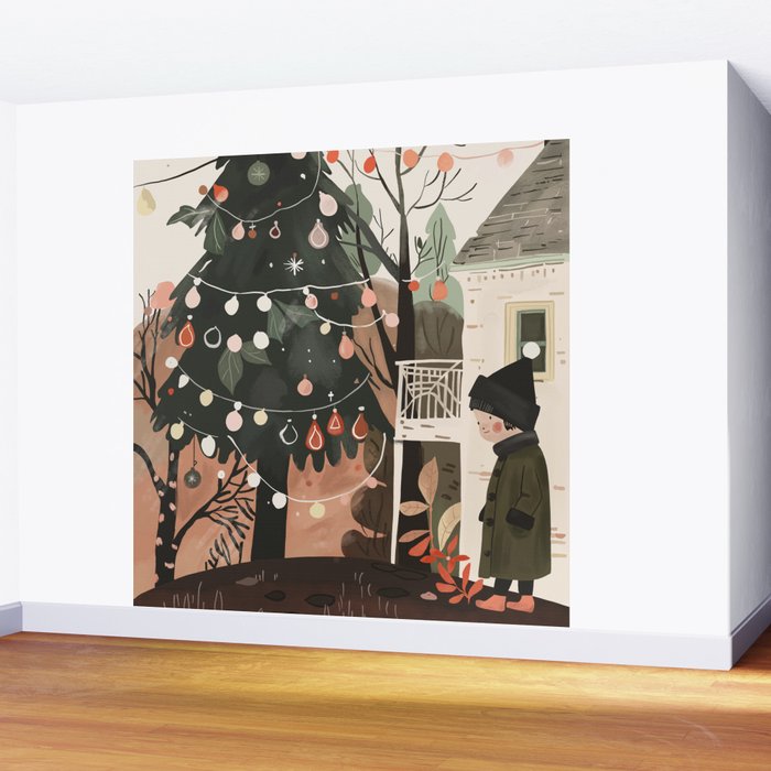 Little Joys of Winter Wall Mural Gallery Image 2