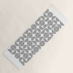 Mid Century Modern Geometric 04 Grey Yoga Mat Gallery Image 1