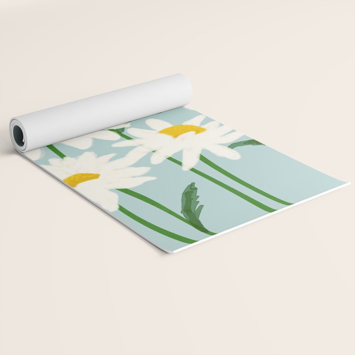 Flower Market - Oxeye daisies Yoga Mat Gallery Image 2