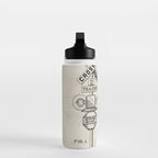 Railroad Crossing Patent - Train Crossing Art - Antique Water Bottle Gallery Image 3