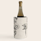 Railroad Crossing Patent - Train Crossing Art - Antique Wine Chiller Gallery Image 1