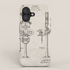 Railroad Crossing Patent - Train Crossing Art - Antique iPhone Case Gallery Image 1