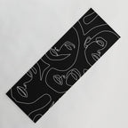 Faces in Dark Yoga Mat Gallery Image 1