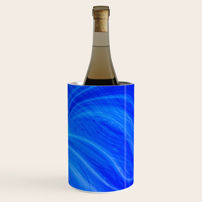 Royal Blue Swirl Marble Wine Chiller Gallery Image 3