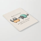 Raccoons Wearing Baggy Pantaloons Notebook Gallery Image 2