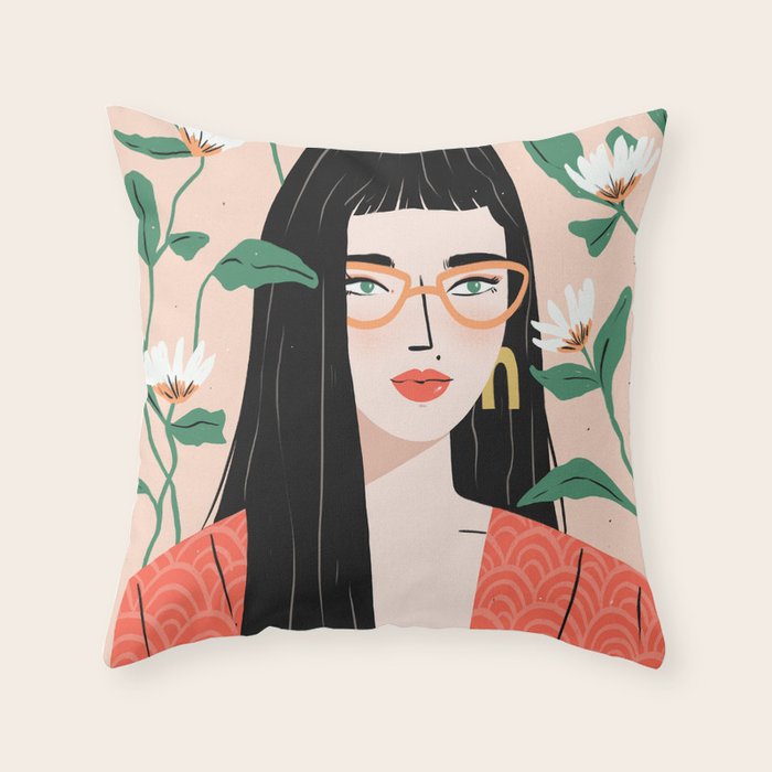 Bloom Throw Pillow Gallery Image 1