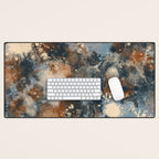Earth watercolor splashes 2 Desk Mat Gallery Image 1