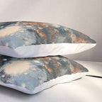Earth watercolor splashes 2 Pillow Sham Gallery Image 3