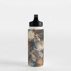 Earth watercolor splashes 2 Water Bottle Gallery Image 3