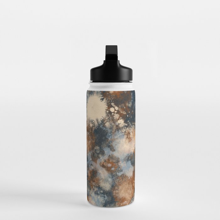 Earth watercolor splashes 2 Water Bottle Gallery Image 3
