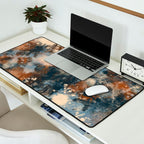 Earth watercolor splashes 2 Desk Mat Gallery Image 2