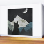 Black Cat 2 Wall Mural Gallery Image 2