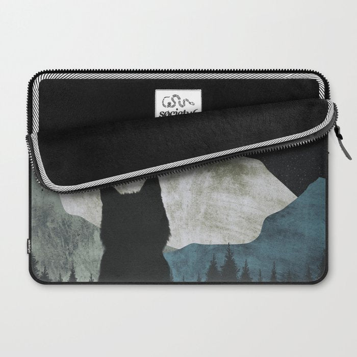 Black Cat 2 Laptop Sleeve Gallery Image 2