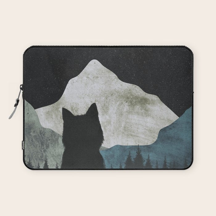 Black Cat 2 Laptop Sleeve Gallery Image 1