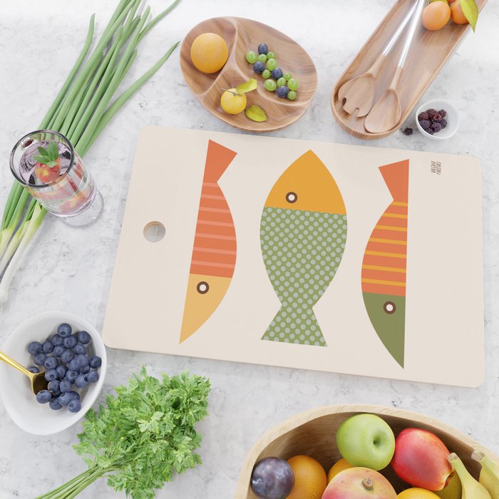 Geometrical Fish Cutting Board Gallery Image 2